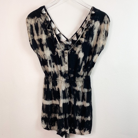Ecate Tie Dye Short Romper - Picture 1 of 5
